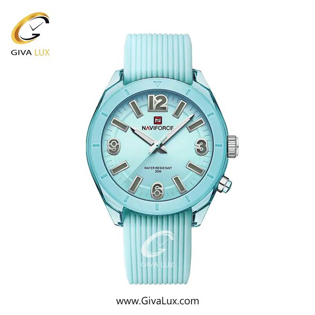 ساعت مچی اورجینال زنانه-اسپرت ناوی فورس|Naviforce|نوی فورس|نیوی فورس آبی | آبی| آبی| کد رفرنس NF7103